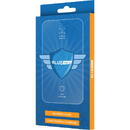 Folie de protectie Ecran BLUE Shield pentru Motorola Moto E13, Sticla Securizata, Full Glue, Case Friendly, Neagra