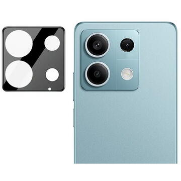 Folie Camera pentru Xiaomi Redmi Note 13 5G / Note 13 Pro 5G - Techsuit Full Camera Glass - Black