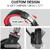 Casti OneOdio cu fir detasabil, tip over ear, utilizare profesionala, DJ, conectare prin Jack 3.5 mm | Jack 6.35 mm, difuzor 40 mm, impedanta 32 Ohm, negru | rosu