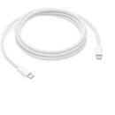 Apple USB 2.0 charging cable, USB-C plug > USB-C plug (white, 2 meters, sleeved, charging with up to 240 watts)