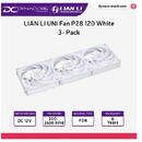 Lian Li Lian Li UNI FAN P28, Triple Pack - 120mm, white