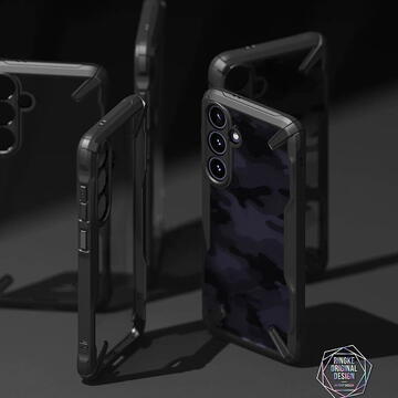 Husa Husa pentru Samsung Galaxy S24 - Ringke Fusion X Design - Camo Black