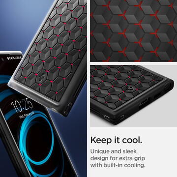 Husa Husa pentru Samsung Galaxy S24 Ultra - Spigen Cryo Armor - Red