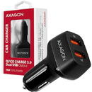 AXAGON Dual USB, 2x Quick Charge 3.0, 36W, Negru