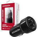 AXAGON Pwc-5v5, 24 Wati, 2 x USB-A, Negru