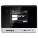 TechniSat Radio cu ceas, DIGITRADIO 10 C, DAB + si FM, Bluetooth, Functie snooze, Negru