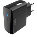 Hama Charger with USB-A Socket, 12 W, black