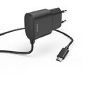 Charger with USB-C Connection, 12 W, 1.0 m, black