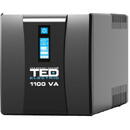Ted Electric UPS 1100VA/600W LCD Line Interactive AVR 4 schuko USB Management TED Electric TED001573