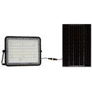 V-Tac Solar LED projector V-TAC 15W Remote, AUTO, Timer, IP65 Black VT-120W 4000K 1200lm