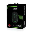 INCA Gaming Maus IMG-GT12 -3200 DPI,Negru /Verde