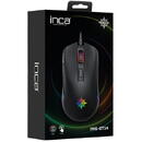 INCA Gaming Maus IMG-GT14-USB, SW, Negru