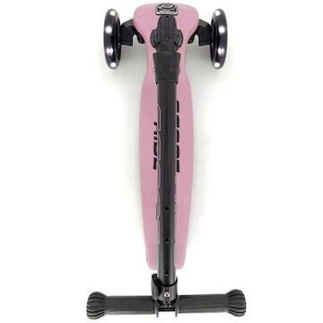 Scoot & Ride Highwaykick 3 LED, 3 roti, 50 kg max. Roz