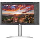 LG 27UP85NP-W, 27 inch, 3840x2160 pixeli, 60 Hz, Argintiu