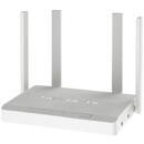 Keenetic Router wireless Hero, USB, 1000MBps, Dual-band, Alb
