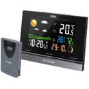 Statie meteo WS2303 LCD, Ora, Temperatura, Data, Prognoza, Ceas cu alarma, Negru