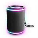 Boxe Portabile Urban Box Supernova, 16W, LED light, Bluetooth, USB/microSD, TWS, Audio-In, Negru