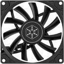 SilverStone Air Slimmer SST-AS90B, 500 ~ 2.500 RPM, Ventilator de 92 mm, Negru