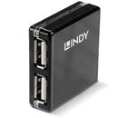 LINDY Lindy 4 Port USB 2.0 Mini Hub - hub - 4 ports