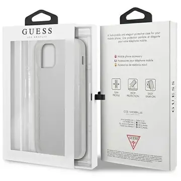 Husa Guess GUHCP12L3D4GTR iPhone 12 Pro Max 6.7&quot; transparent hardcase 4G 3D Pattern Collection