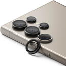 Ringke Folie Camera pentru Samsung Galaxy S24 Ultra - Ringke Camera Lens Frame Glass - Black