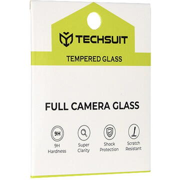 Folie Camera pentru Samsung Galaxy A35 5G - Techsuit Full Camera Glass - Black