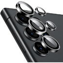 Folie Camera pentru Samsung Galaxy S24 Ultra - ESR Lens Protector Tempered Glass - Black