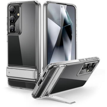 Husa Husa pentru Samsung Galaxy S24 Plus - ESR Air Shield Boost Kickstand - Clear