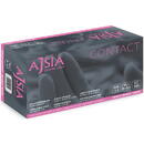 AJSIA Manusi latex AJSIA Contact, unica folosinta, nepudrate, 0.11mm, 100 buc/cutie - albe - marime XL