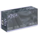 AJSIA Manusi nitril AJSIA Soft, unica folosinta, nepudrate, 0.09mm, 100 buc/cutie - albastre - marime L
