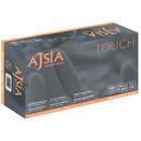 AJSIA Manusi vinil AJSIA Touch, unica folosinta, nepudrate, 0.08mm, 100 buc/cutie - albe - marime XL