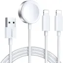 JOYROOM Joyroom S-IW007 3-in-1 cable USB-A magnetic charger - Lightning 1.2m - white