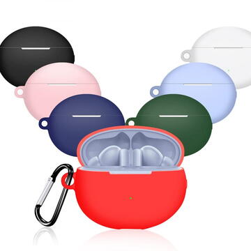 Techsuit - Silicone Case - for Huawei FreeBuds 5i, Smooth Ultrathin Material - Black