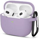 Techsuit Techsuit - Silicone Case - for Apple AirPods 3, Smooth Ultrathin Material - Purple