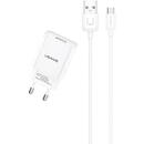 Usams Charger 2,1A microUSB cable T21