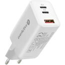 everActive CHARGER USB/USB-C QC4+ 65W WHITE