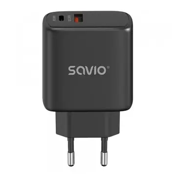 Incarcator de retea SAVIO Wall charger 30W Quick Charge, Power Delivery 3.0, LA-06/B