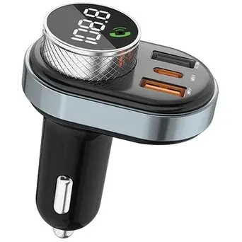 Awei Bluetooth 5.0 MP3 cu transmițător FM 1xUSB + 1xUSB-C