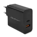 QOLTEC Super Quick PD charger 1xUSB C, 1xUSB, 90W