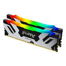 Kingston Kit Memorie Fury Renegade RGB Intel XMP 3.0, 32GB, DDR5-7600MHz, CL38, Dual Channel, Negru