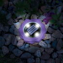 Garden of Eden Lampa solara LED - violet - alb rece - 11,5 x 2,3 cm