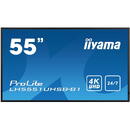 Iiyama LH5551UHSB-B1 55 inch 3840x2160 pixeli Negru