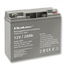 QOLTEC AGM battery 12V 20Ah, max. 300A