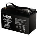 Gel battery 12V/100Ah XTREME weight 29kg 215x170x330mm