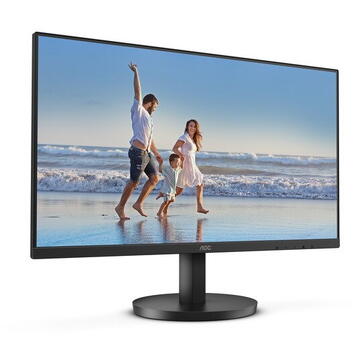 Monitor LED Dis 24 AOC 24B3HA2 IPS FulL HD (1920 x 1080)VGA HDMI Boxe 100 Hz 1 ms (Negru)