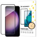 WZK Folie de protectie Ecran WZK pentru Samsung Galaxy S24+ S926, Sticla Securizata, Full Glue, Neagra
