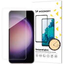 WZK Folie de protectie Ecran WZK pentru Samsung Galaxy S24+ S926, Sticla Securizata, Full Glue, Transparenta
