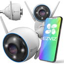 EZVIZ IP67, 3 MP, Detectare miscare, Wi-Fi, Ethernet, 2 antene