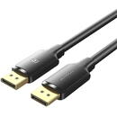 Cablu video Vention, DisplayPort(T) la DisplayPort(T), 1m, rezolutie maxima 4K la 60Hz, conectori auriti, cupru/argint, invelis PVC, negru, 
