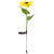 Garden of Eden Lampă solară floarea soarelui- 75 cm - 8 LED alb cald